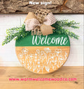 Welcome w/flowers